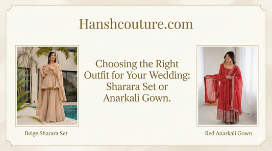 Sharara Sets vs Anarkali Suits: Which One Works Better for Weddings? (2025 Guide)