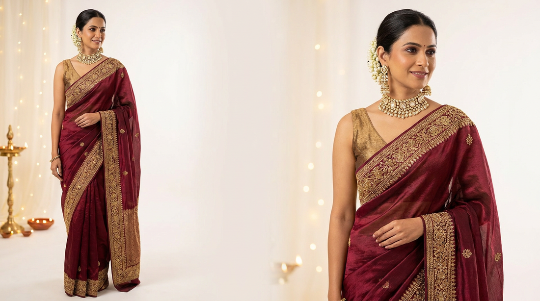 How to Style a Saree for Diwali