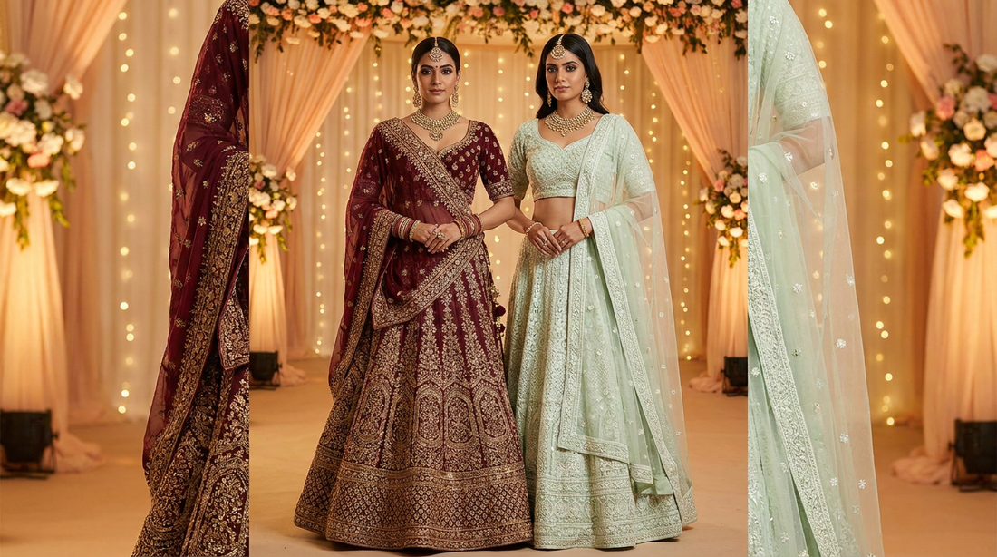 Heavy vs Light Embroidery Lehenga: Which One to Pick