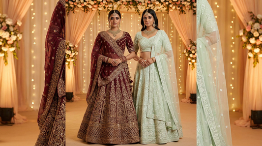 Heavy vs Light Embroidery Lehenga: Which One to Pick