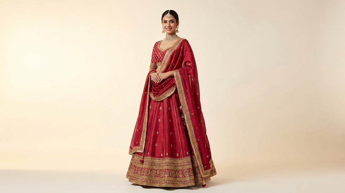 Traditional Red and Gold Ethnic Wear: Styling Guide