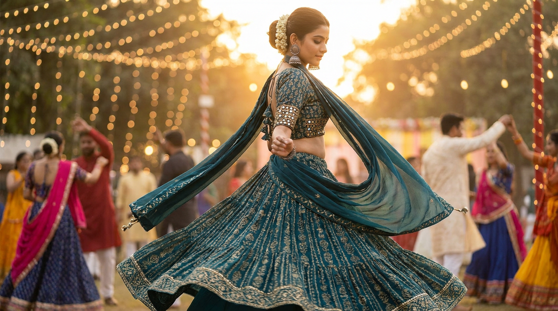 How to Style a Lehenga for Garba Dancing