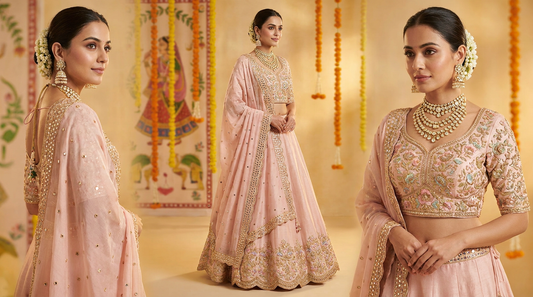 Navratri Day 8 Outfit: Pink Ethnic Wear Ideas