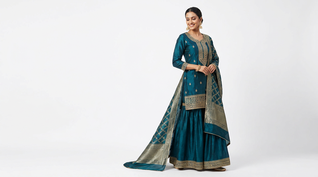 What is Roman Silk: The Fabric Behind Our Best Sharara Sets