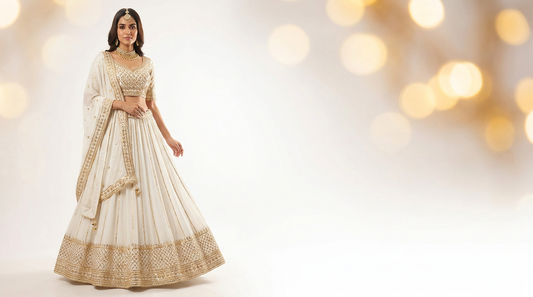 Navratri Day 5 Outfit: White Ethnic Wear Ideas