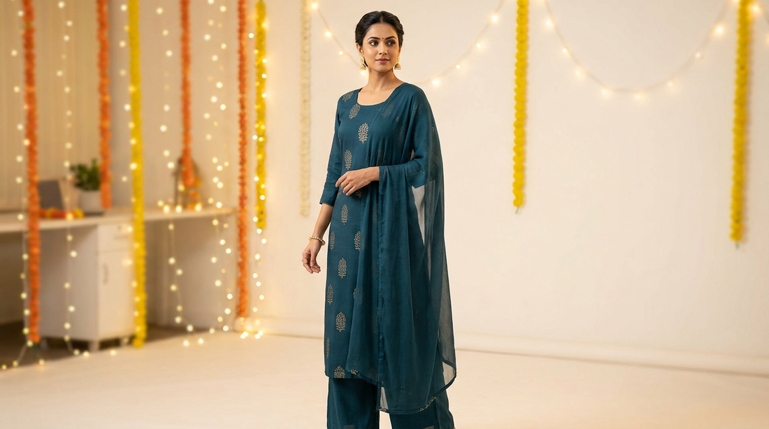 Ethnic Wear for Office Festive Events