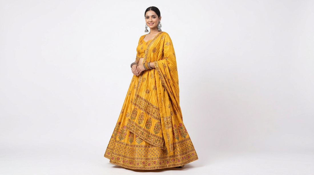 Navratri Day 1 Outfit: Yellow Ethnic Wear Ideas