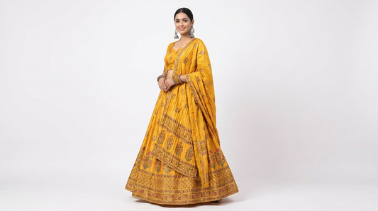 Navratri Day 1 Outfit: Yellow Ethnic Wear Ideas