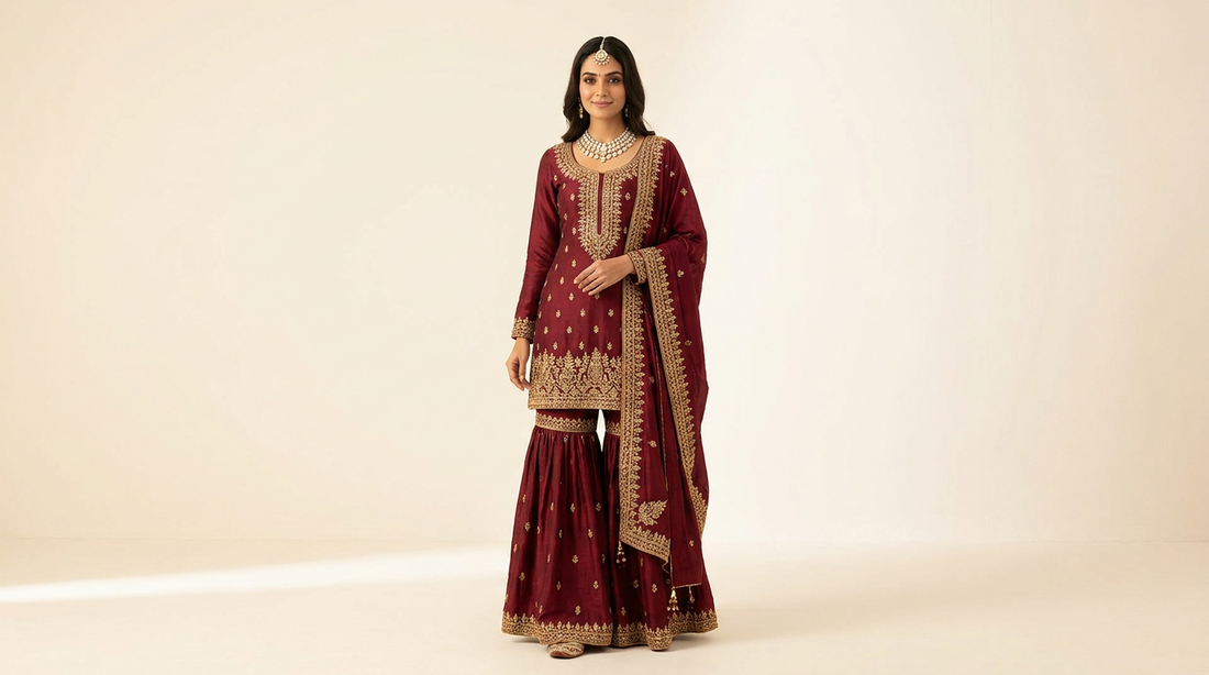 Sharara Suit Buying Guide: Types Fabrics and Sizing