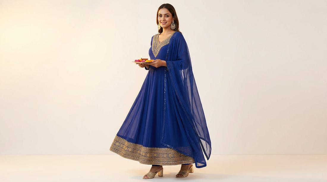 Diwali Anarkali Suit Ideas: Look Festive Without the Heavy Lehenga