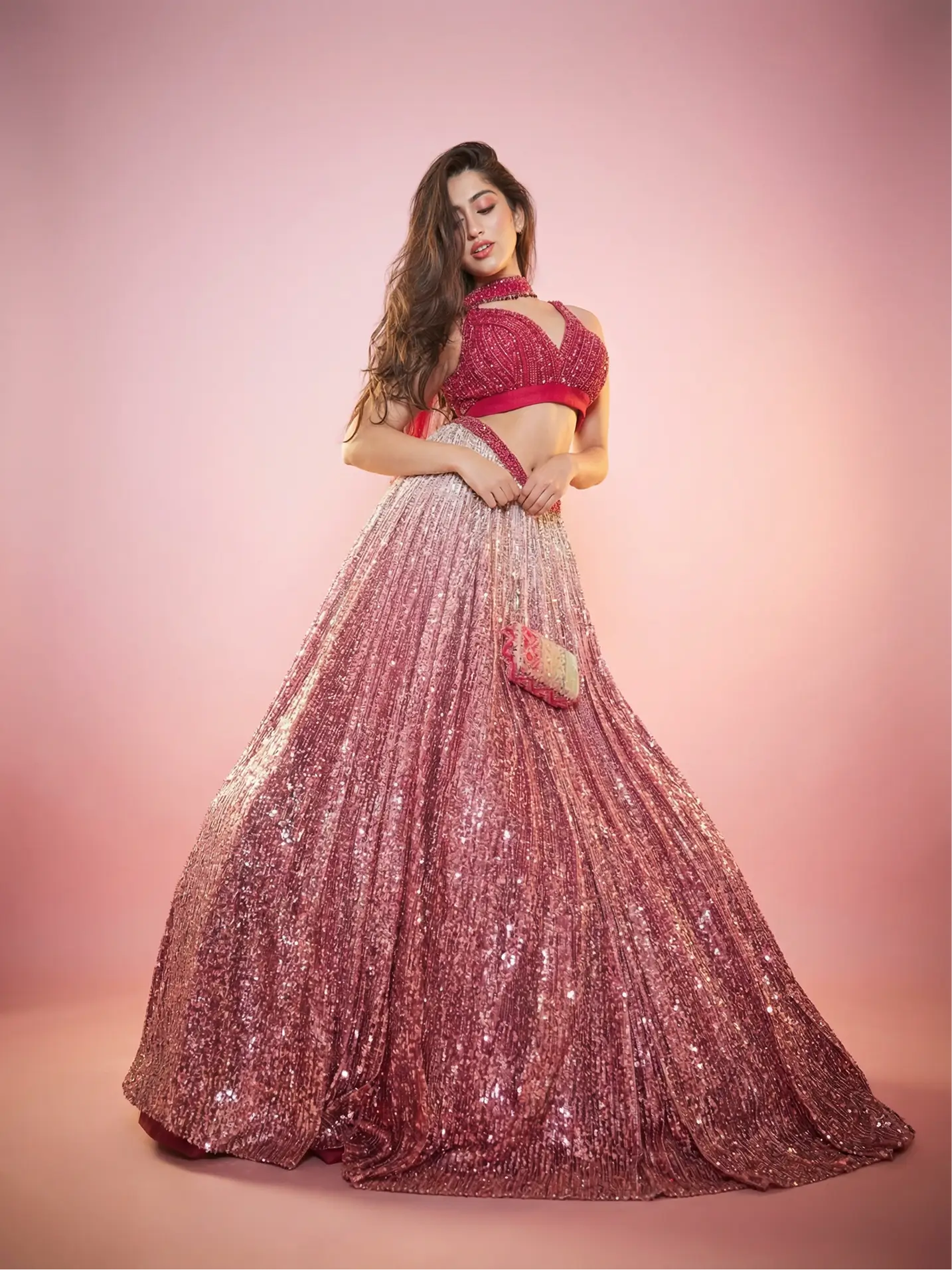 Semi Stitched Lehenga