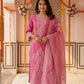 Jacquard Cotton Straight Kurta