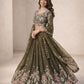 Gold Crush Embroidered Lehenga Choli Set