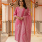 Jacquard Cotton Straight Kurta