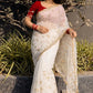 Handworked Gota Patti Georgette Saree with Sequence Lace Border