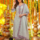 Jacquard Cotton Straight Kurta