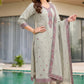 Jacquard Cotton Straight Kurta