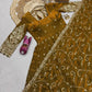 Sequin Embroidered Shimmer Gown