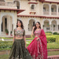 Gold Crush Embroidered Lehenga Choli Set