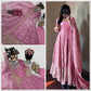 Floral Resham Sequin Silk Gown