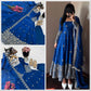 Floral Resham Sequin Silk Gown