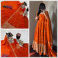 Floral Resham Sequin Silk Gown