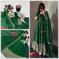 Floral Resham Sequin Silk Gown