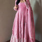 Floral Resham Sequin Silk Gown