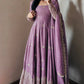 Floral Resham Sequin Silk Gown