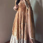 Floral Resham Sequin Silk Gown