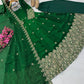 Floral Resham Sequin Silk Gown
