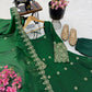 Floral Resham Sequin Silk Gown