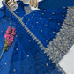 Floral Resham Sequin Silk Gown