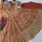 Floral Resham Sequin Silk Gown