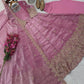 Floral Resham Sequin Silk Gown