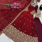Floral Resham Sequin Silk Gown