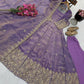 Floral Resham Sequin Silk Gown