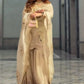 Embroidered Chinnon Silk Palazzo Suit Set