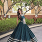 Gamthi Mirror Mukesh Lehenga