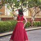 Gamthi Mirror Mukesh Lehenga