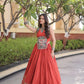 Gamthi Mirror Mukesh Lehenga