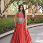 Gamthi Mirror Mukesh Lehenga