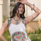 Gamthi Mirror Mukesh Lehenga