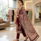 Maroon Cording Diamond Kurta