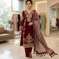 Maroon Cording Diamond Kurta