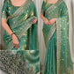 Zari Sequin Jacquard Saree