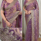 Zari Sequin Jacquard Saree
