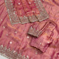 Zari Sequin Jacquard Saree