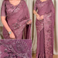 Sequin Beadwork Georgette Saree