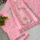 Zari Embroidered Georgette Suit